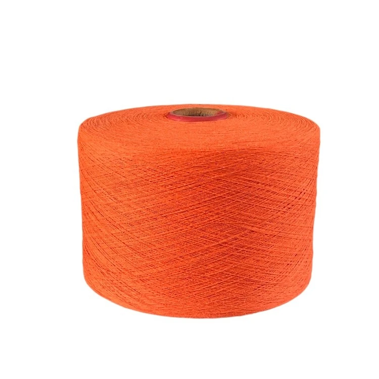 Ne 8/1 Orange Recycled Cotton Yarn suppliers